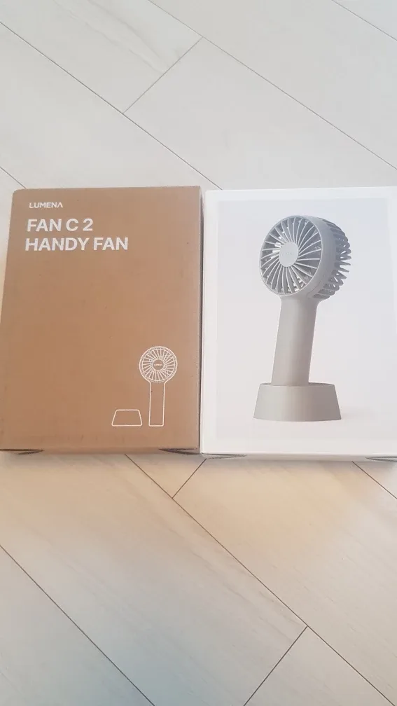 루메나 FAN C2 휴대용 선풍기 클레이베이지/더스티 그린