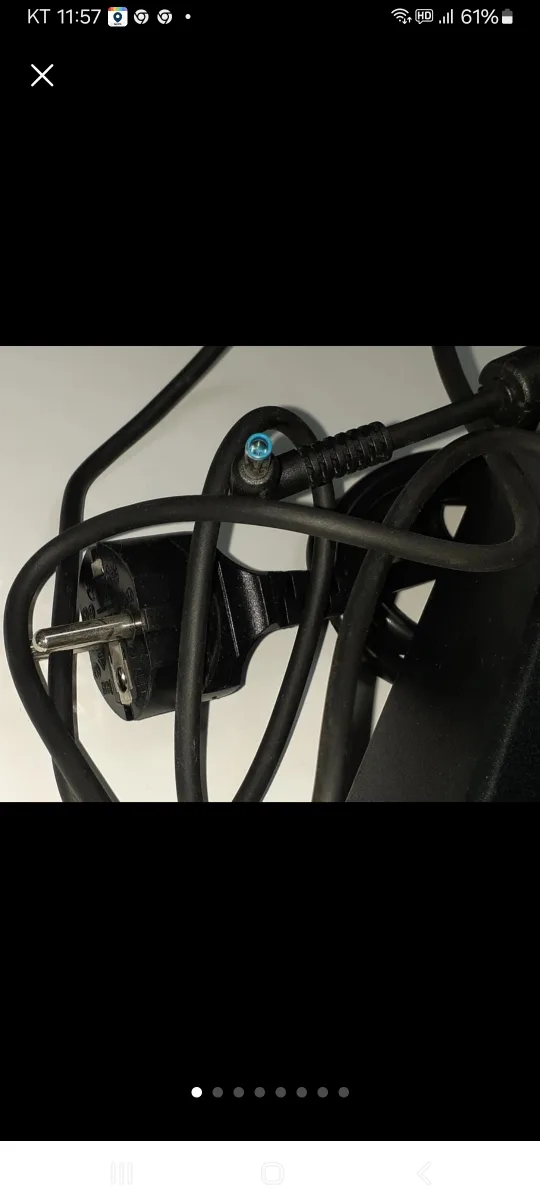 🔴 HP 노트북 전원아답터 중고 판매(HP정품이며, 1년사용후 거의 보관한 새제품 수준)