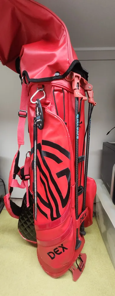 DEX 골프 스탠드백 (빨강) 중고 팝니다.(사용감 있음)