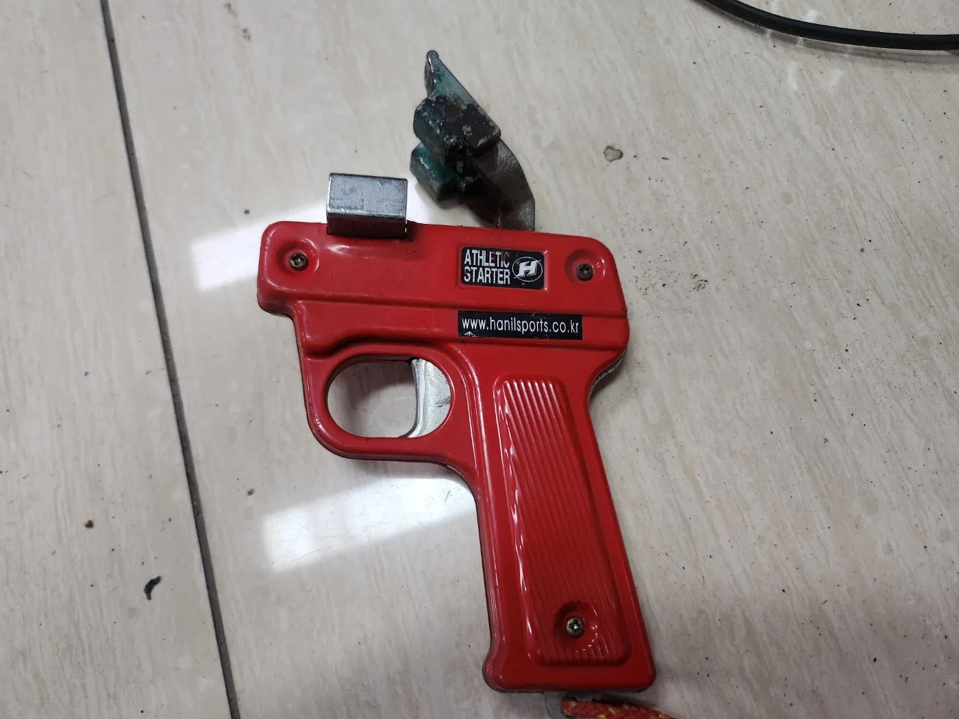 스타트건 운동회 출발총 신호총 쌍발형 스타트건 중고입니다