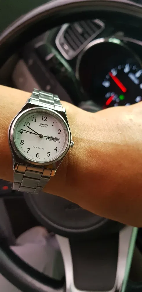 카시오 메탈 시계 MTP-1240 중고 팜