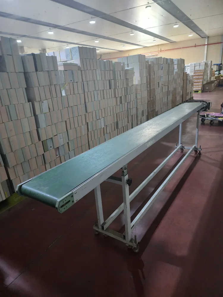 중고 전동컨베이어 벨트(4M 조립라인,제품수평이동)판매합니다