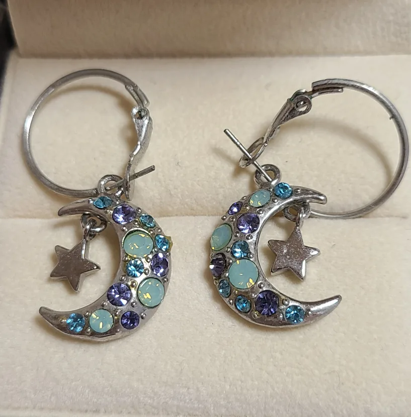 달별모양 귀걸이 ✨  중고