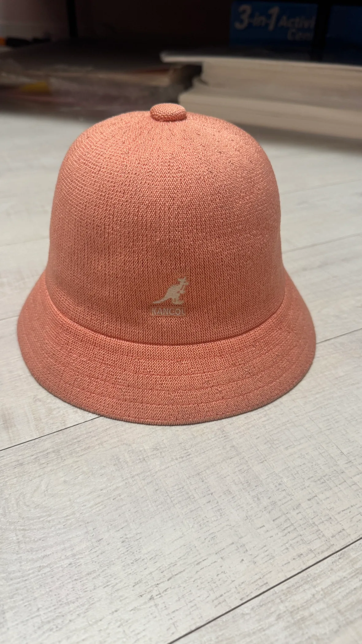 캉골 키즈 트로픽 캐주얼 버킷햇 52cm 분홍색