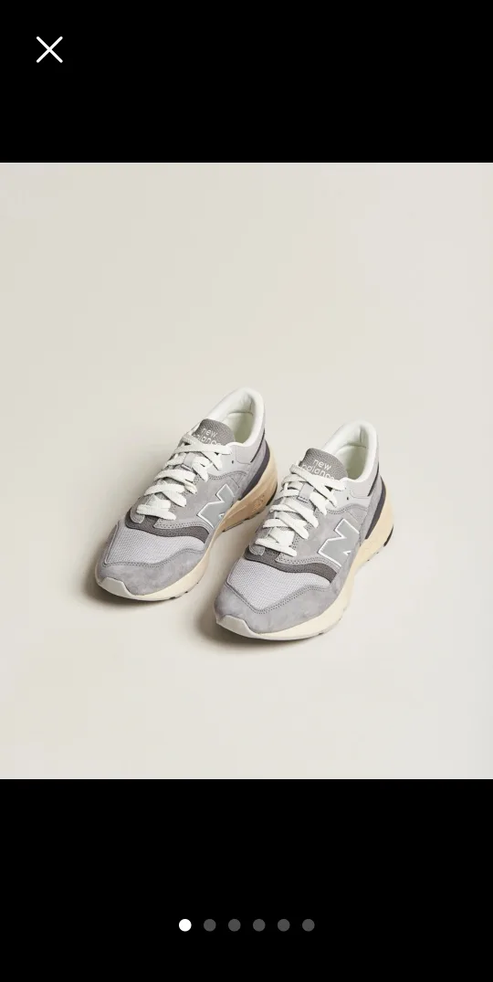 뉴발란스 정품 997r 그레이 270 새제품