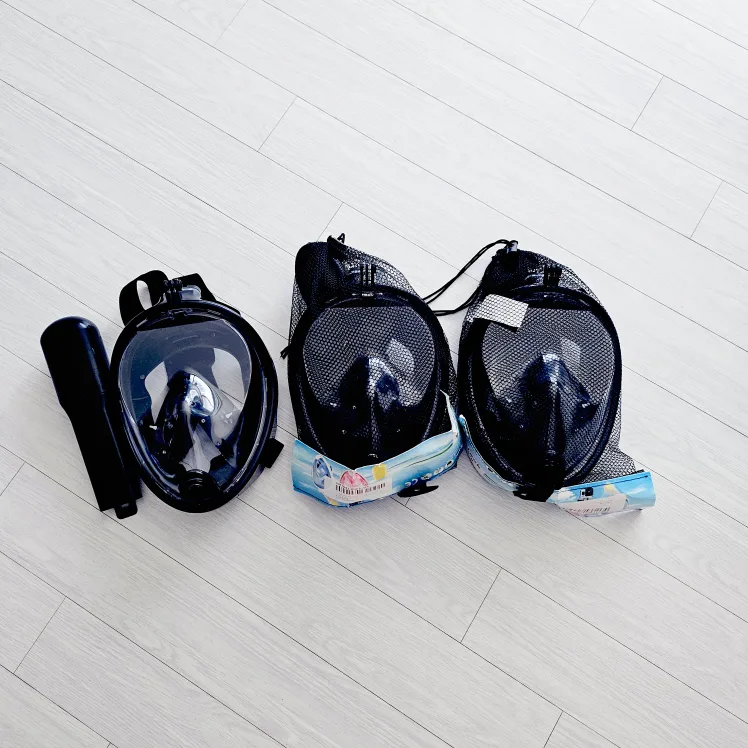 전면 스노클링 마스크 새상품같은 중고품