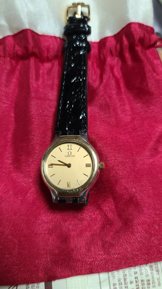 오메가 여성 18K 금시계