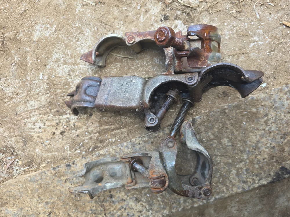 중고 파이프 클램프(클립)