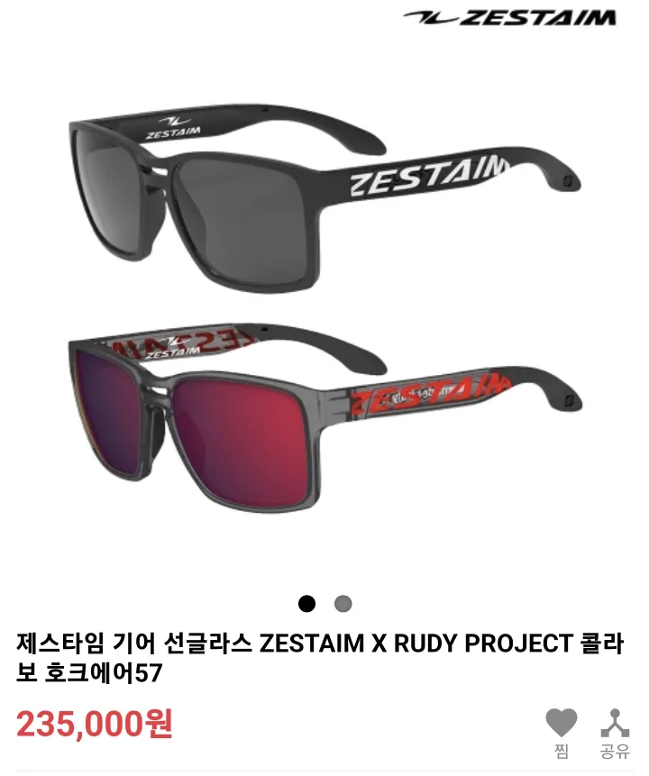 제스타임 X 루디프로젝트 콜라보 선글라스