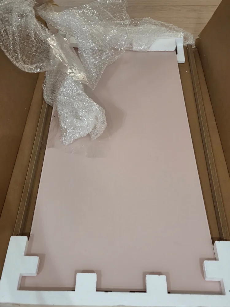 LG 오브제 냉장고 도어 패널 베이지&핑크 (총2개)