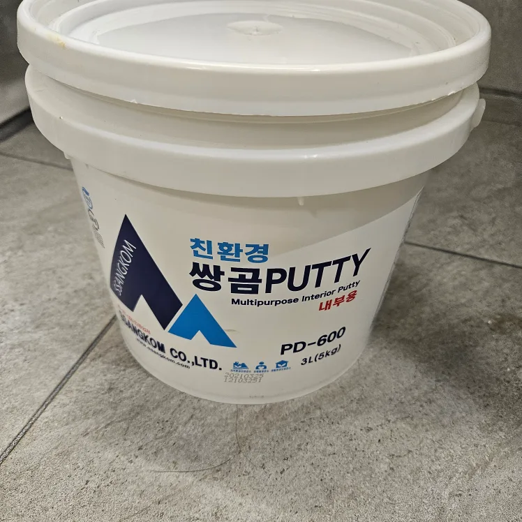 쌍곰 친환경 퍼티 3L중고