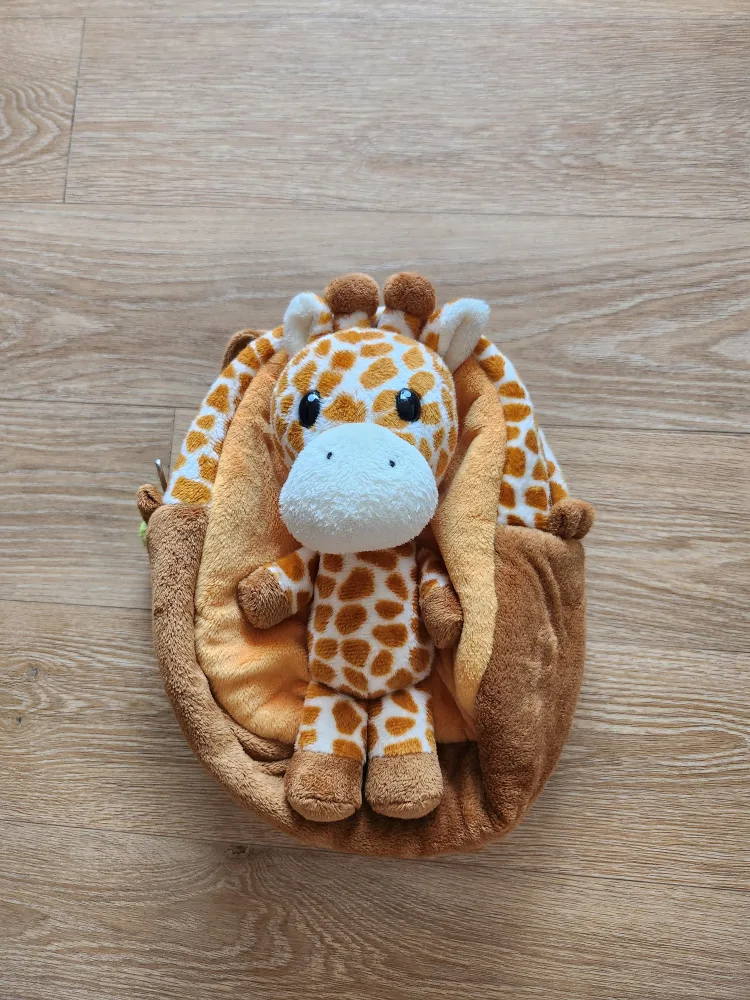 에버랜드 기린 인형 가방