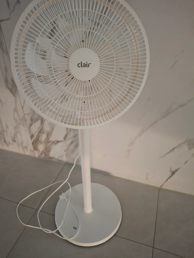클레어 선풍기 화이트. 중고 입니다. 3개월 사용했음