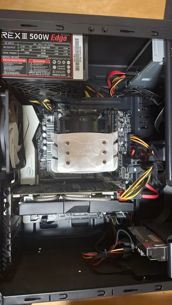 전원 불량 중고PC (GTX 그래픽카드 장착) 수리용/부품용 판매