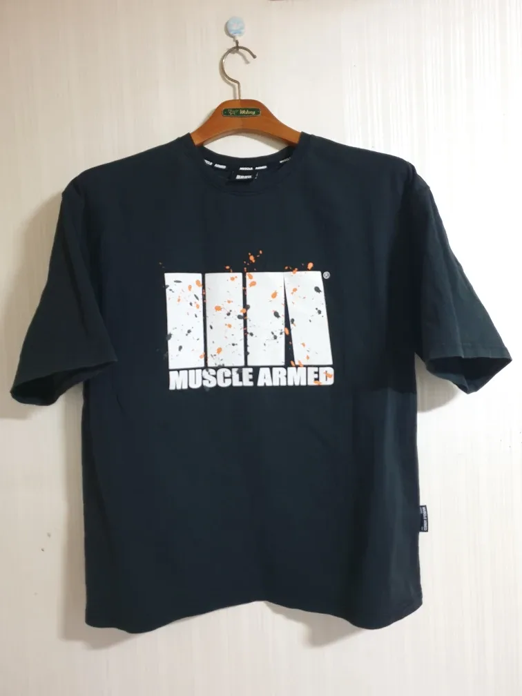 머슬암드 스플래쉬 오버핏 티셔츠 XL 중고