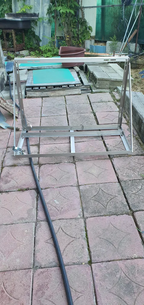 중고 에어컨 실외기 거치대  가로1000 세로500 높이680