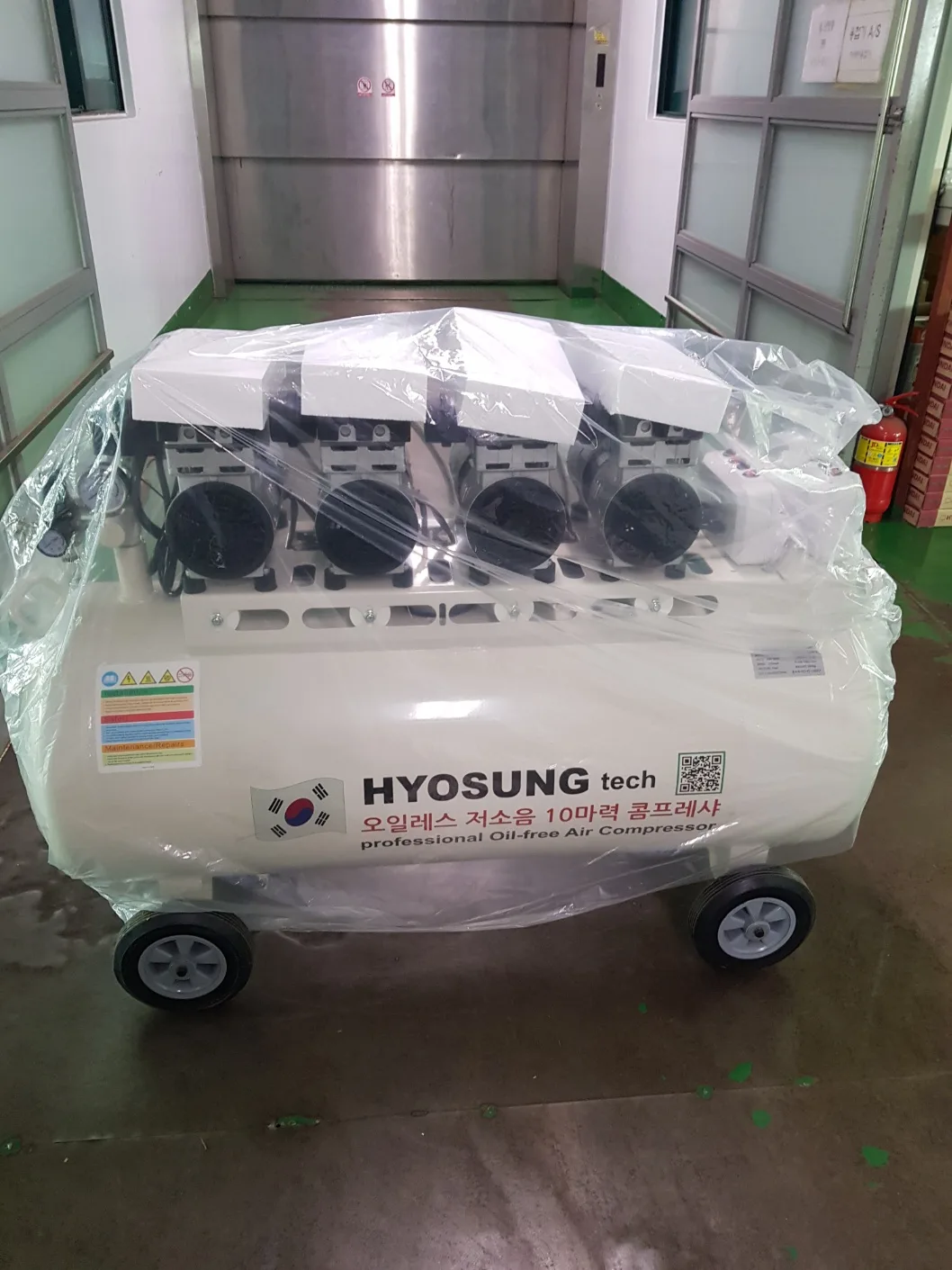 콤프레샤 10마력 저소음 220V 단상 중고가격 착한거래