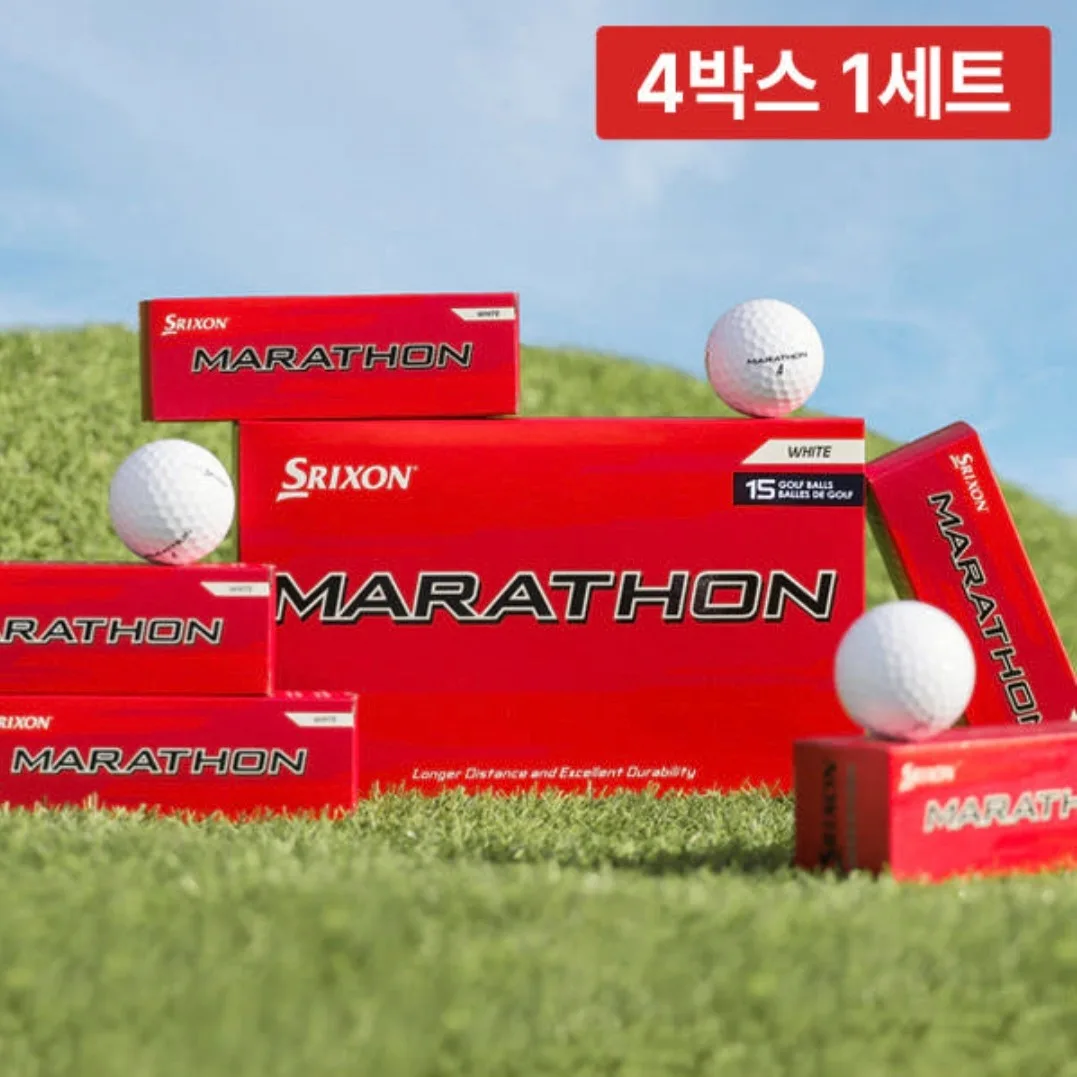스릭슨 마라톤 골프공 60구 새상품 4박스