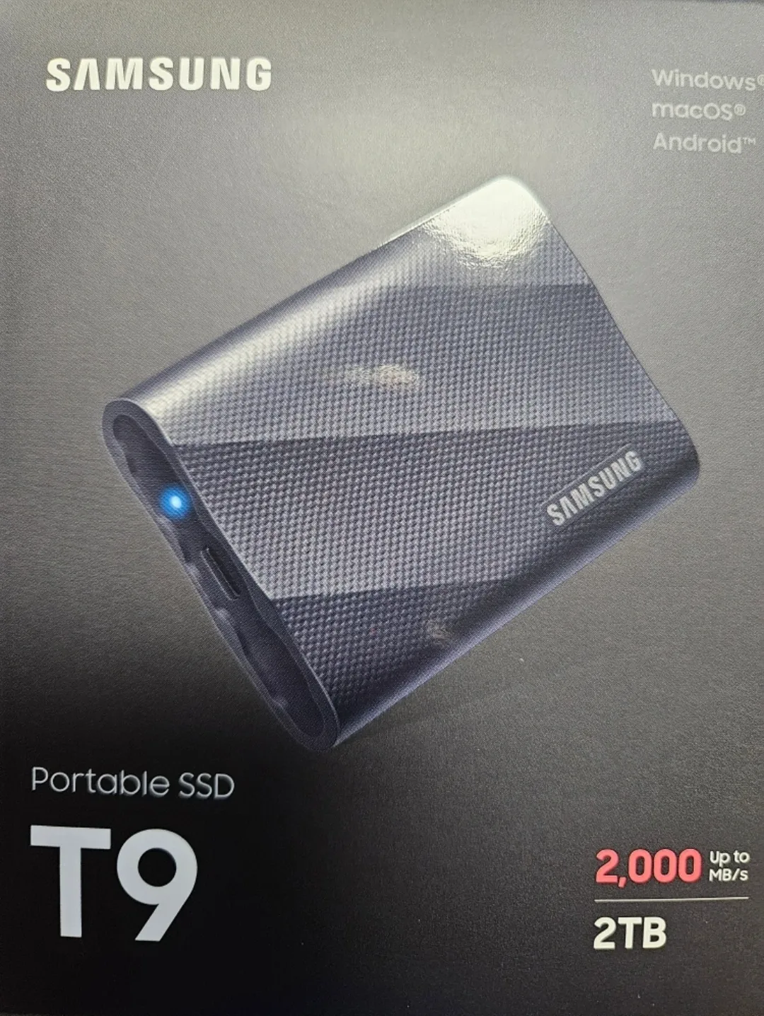 삼성 포터블 SSD T9 2TB 새상품