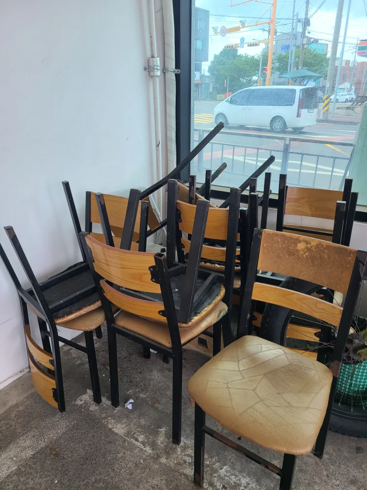 중고 식탁 의자