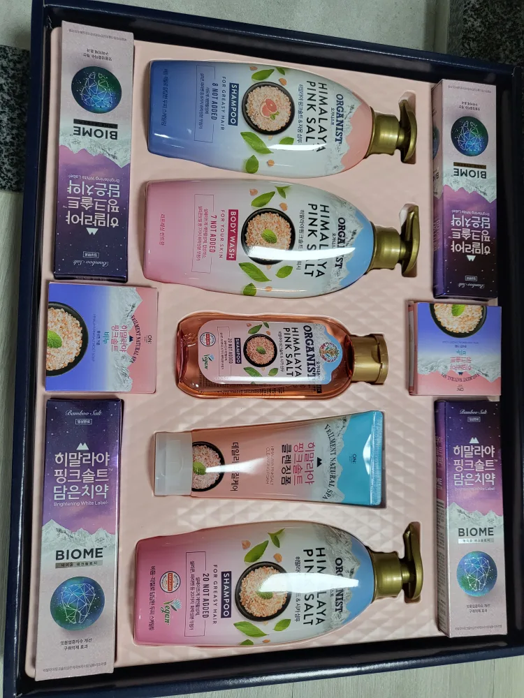 히말라야 핑크솔트 선물세트 새상품