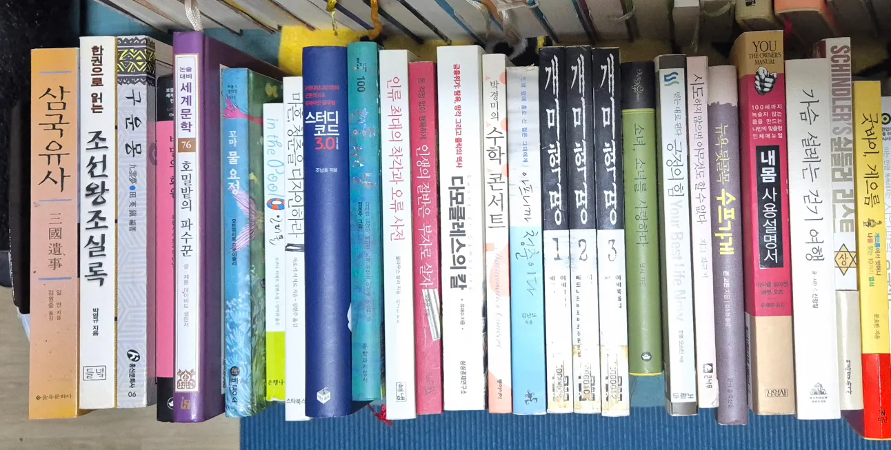 중고도서K-역사서,개발서,여행서,소설 등(가격 다름)