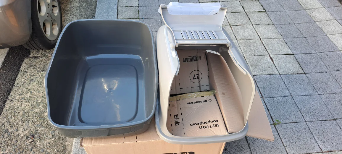 냥이 새거같은 중고 화장실