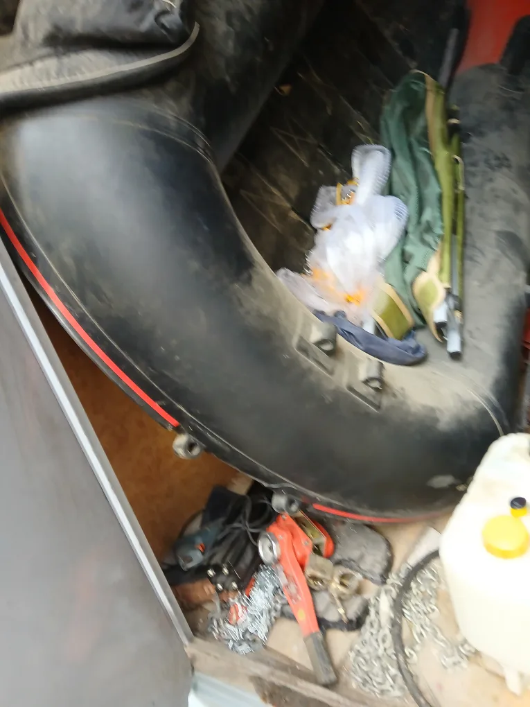 중고  고무보트