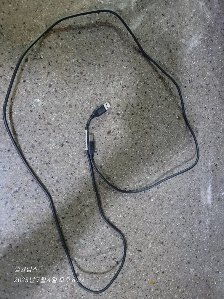 FireWire-USB 케이블(프린터 케이블) [중고]