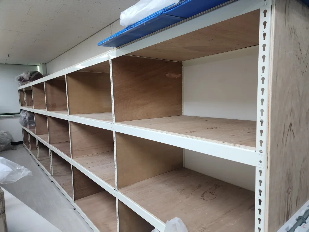 중고 나무 선반대