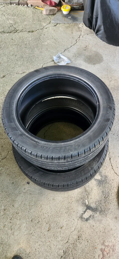 중고 타이어 2개