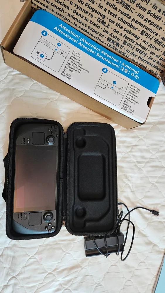 스팀덱풀박스 LCD 512G + SD 1TB  + 스팀덱 독 팝니다