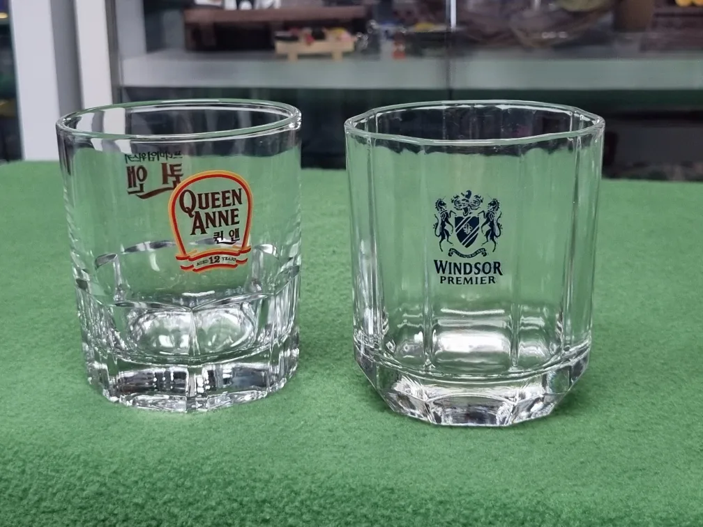 윈저 퀸앤 위스키 언더락 잔