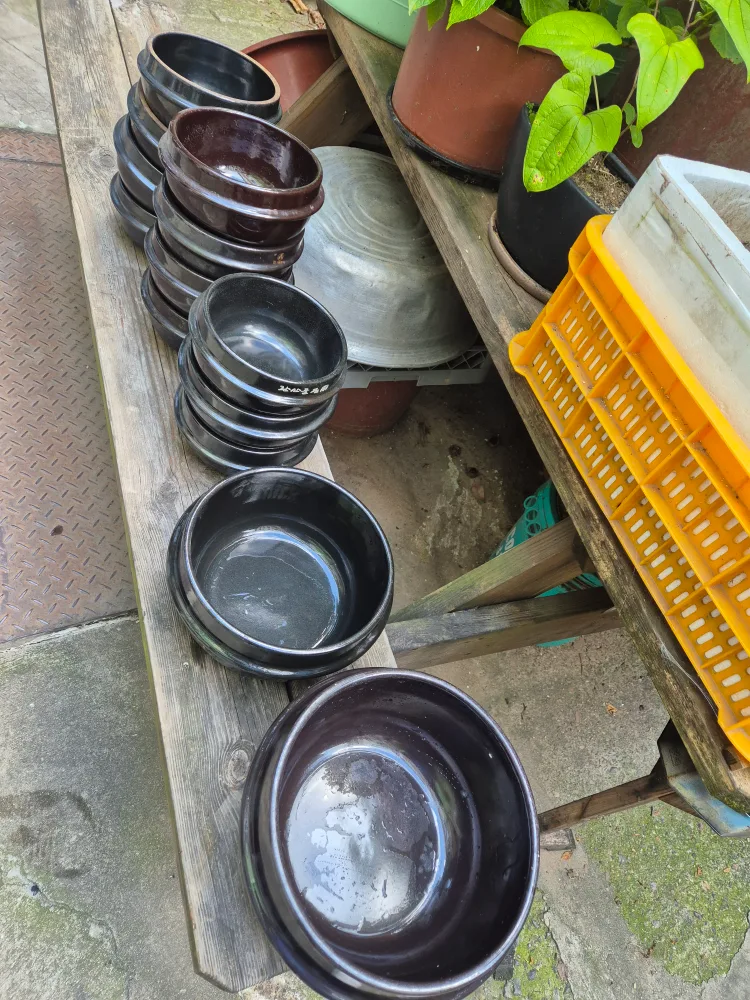 뚝배기 여러개판매유