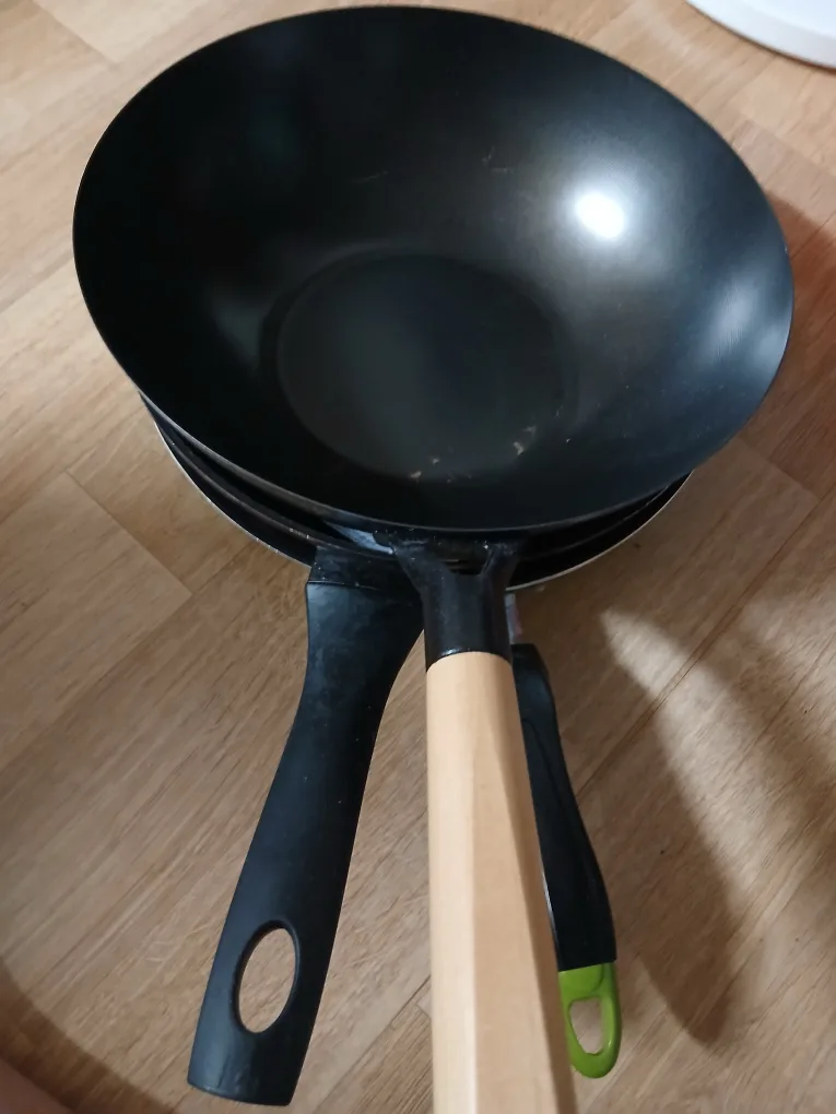 중고 프라이팬 & 웍 세트