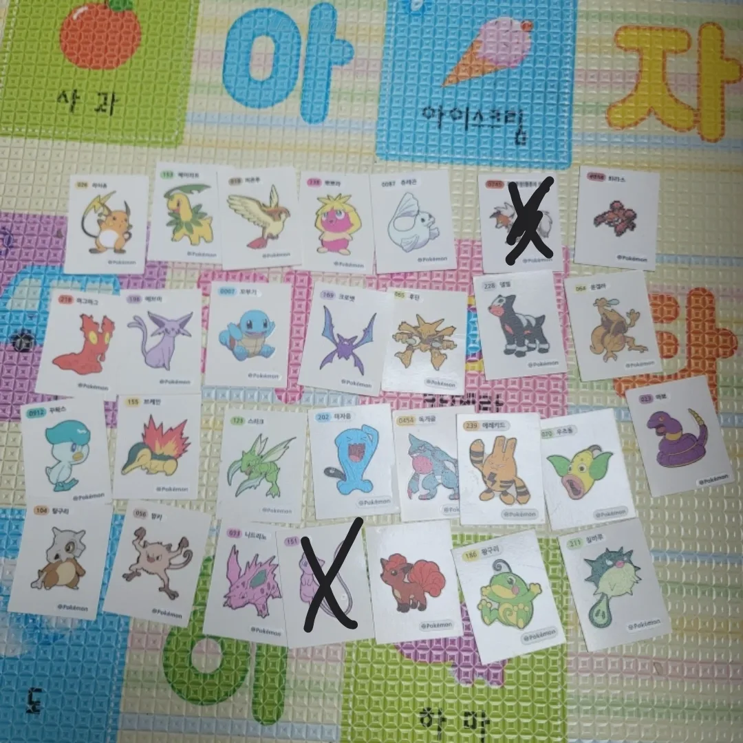 포켓몬 띠부실 중고 팝니다