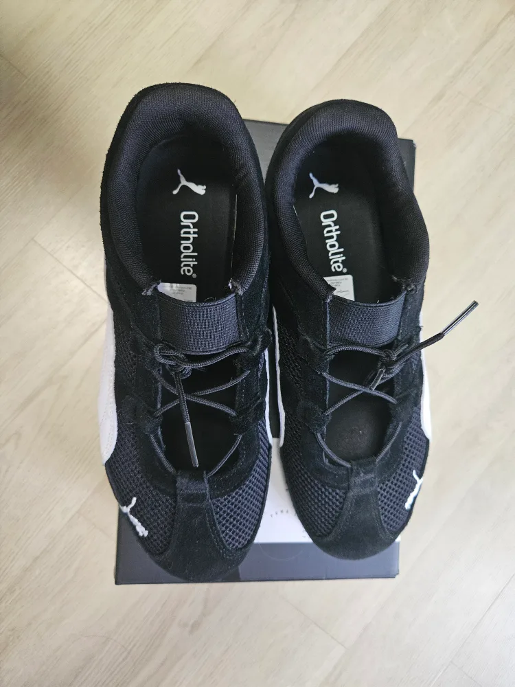 푸마 스피드캣 블랙/화이트 250 중고 판매해요