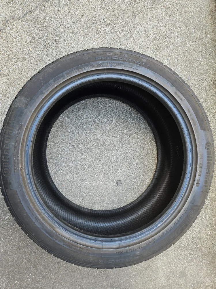 중고타이어 컨티넨탈 프로컨택 TX 275/40/19