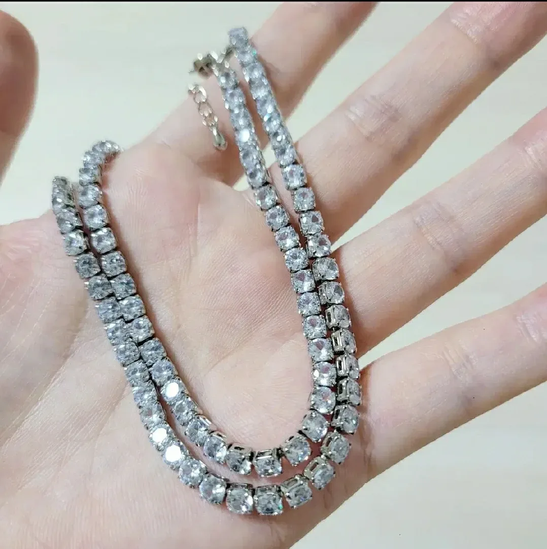 고퀄 4mm 테니스 목걸이