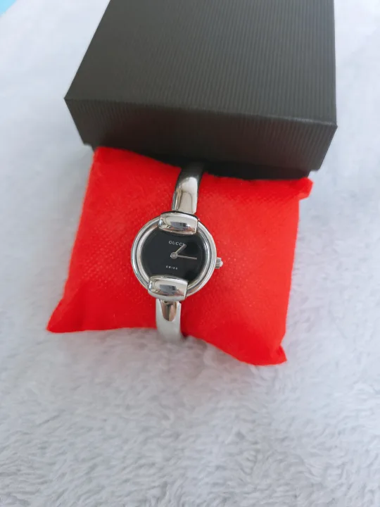 (특가)구찌 정품 1400L 명품 블랙 뱅글형 명품 여성시계♡깔끔컨디션