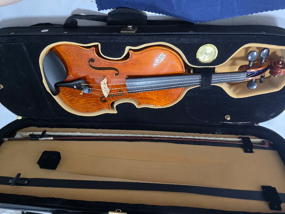 중고 반수제 올드 바이올린 성인용 4/4 카본활