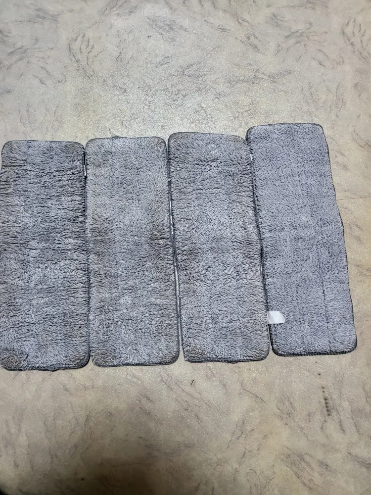 회색 걸레 패드 4개 (전부 중고)일괄 팔아요.