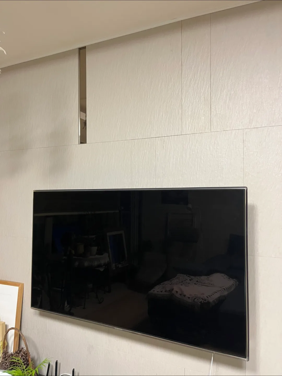 55인치 삼성 벽걸이 티비 중고