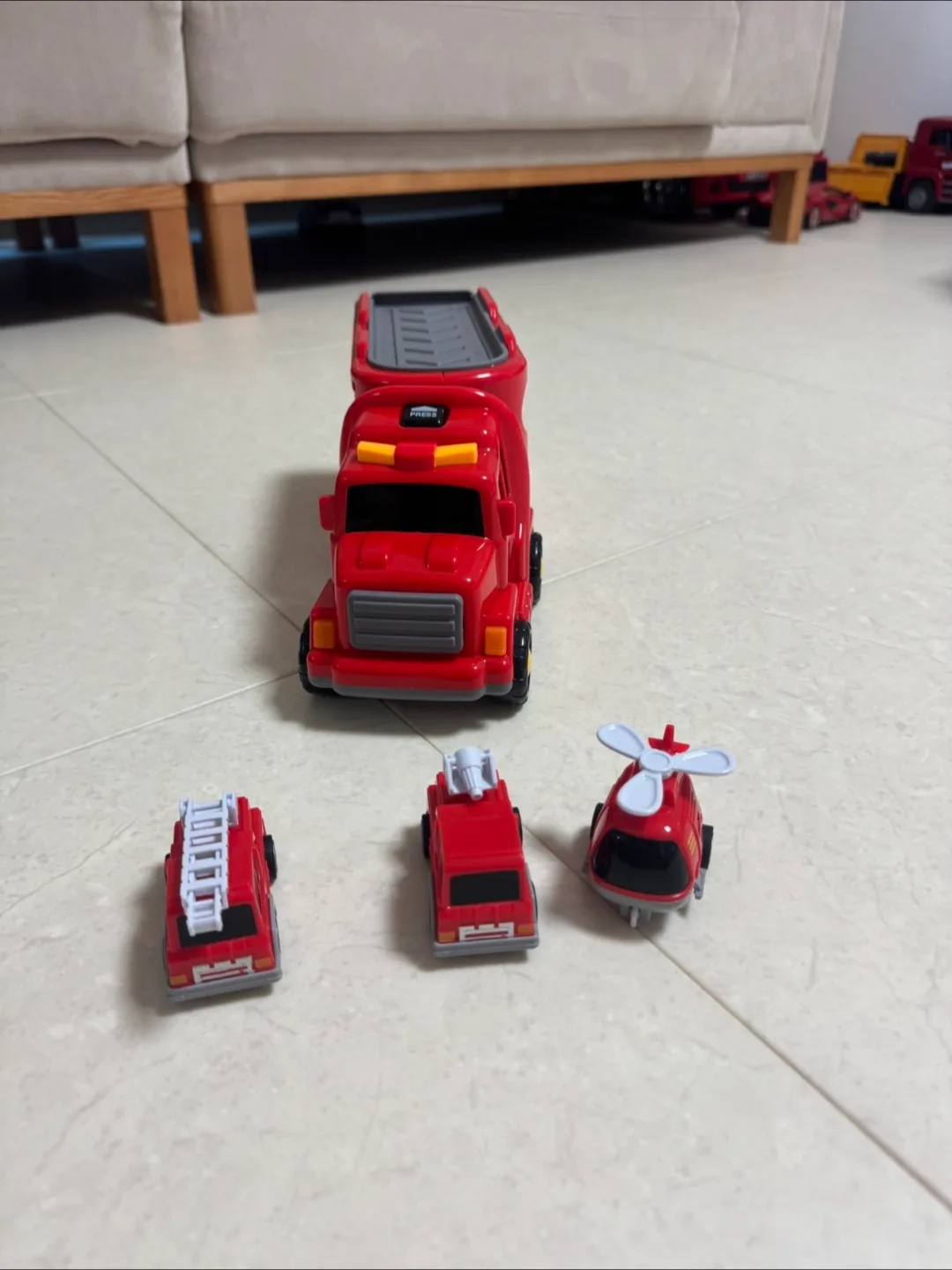 소방차 장난감 세트