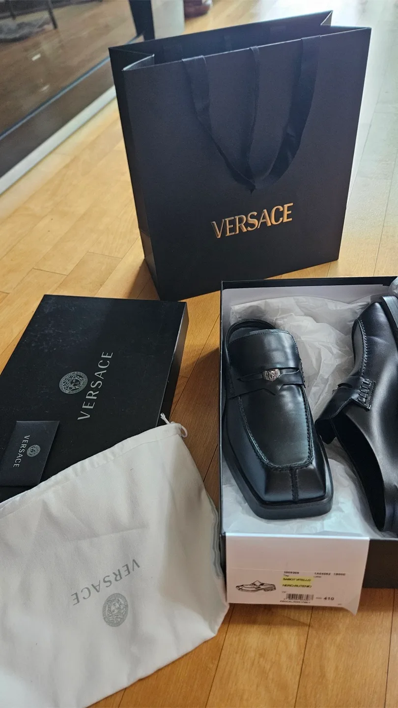 베르사체 뮬 로퍼 구두 스니커즈 슈즈 신발 정품 신품