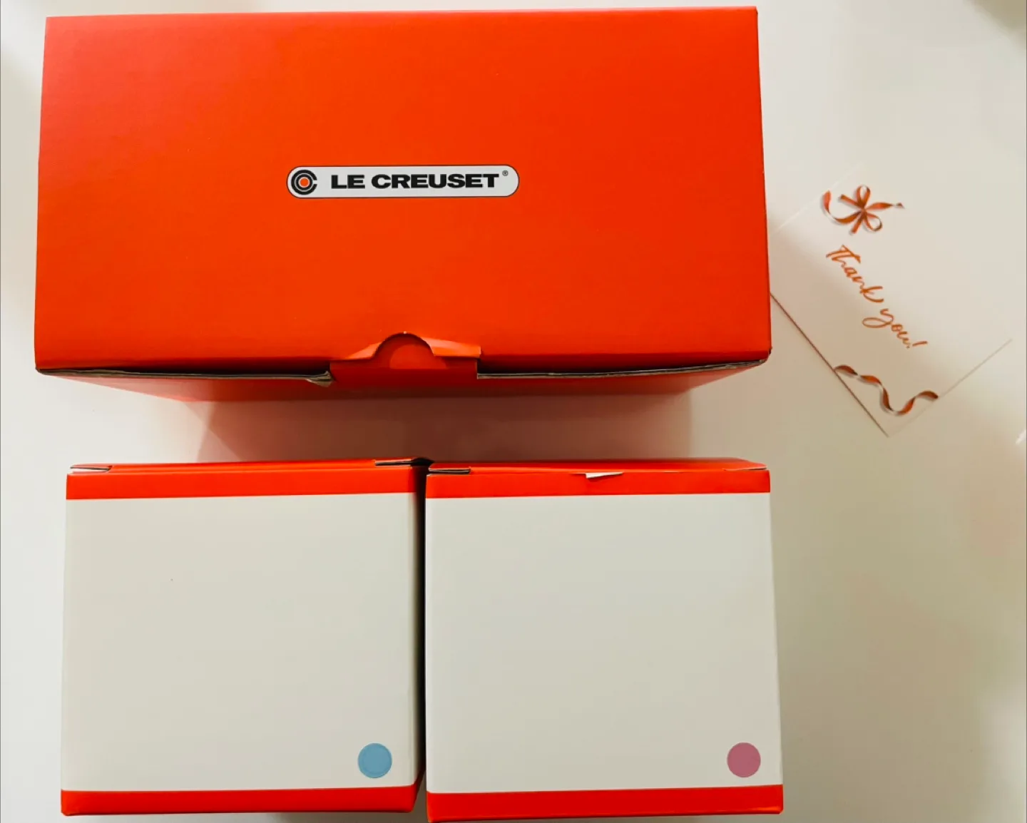 르크루제 머그컵 2개 새상품