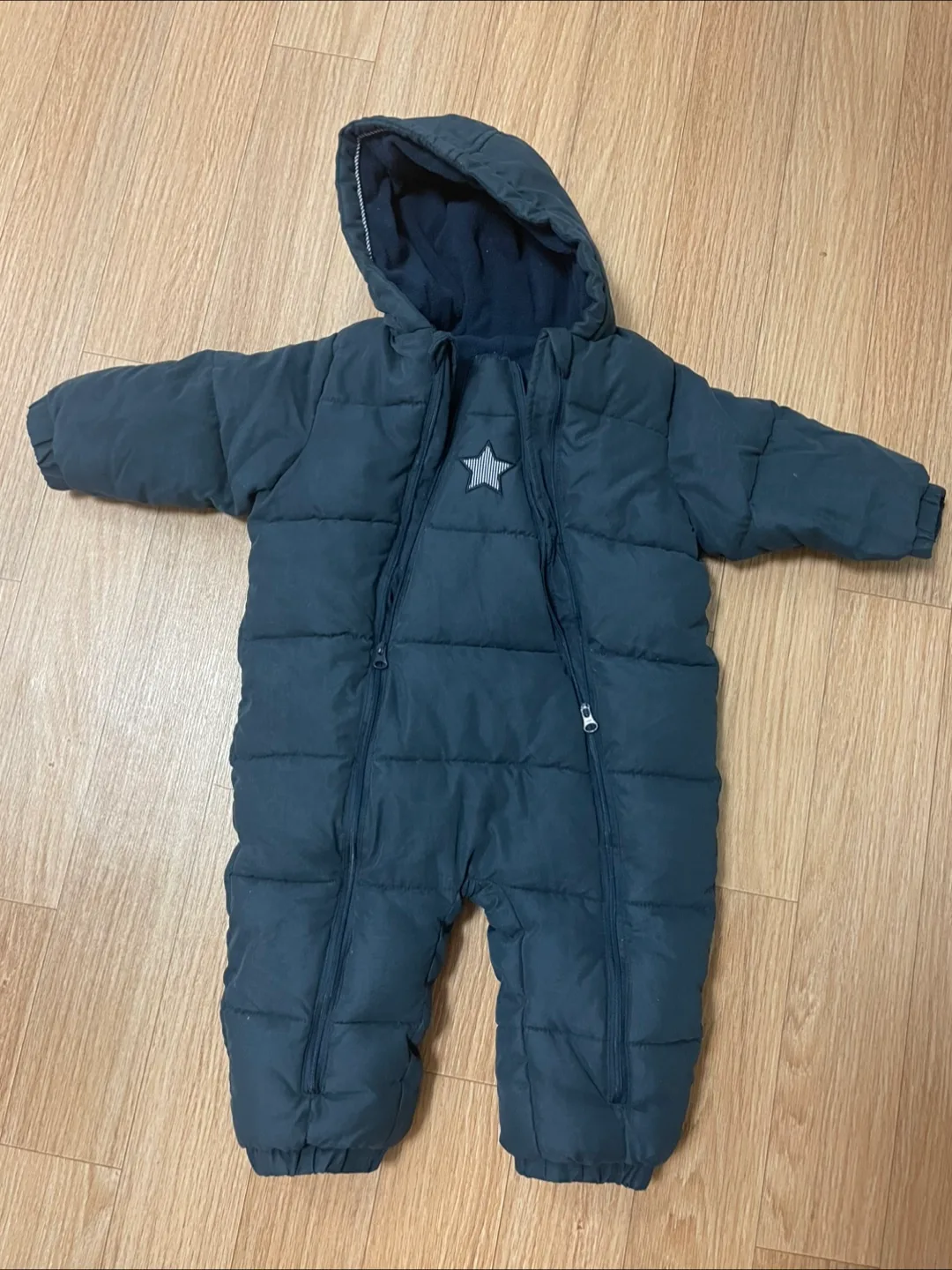 아기 겨울 우주복 12M