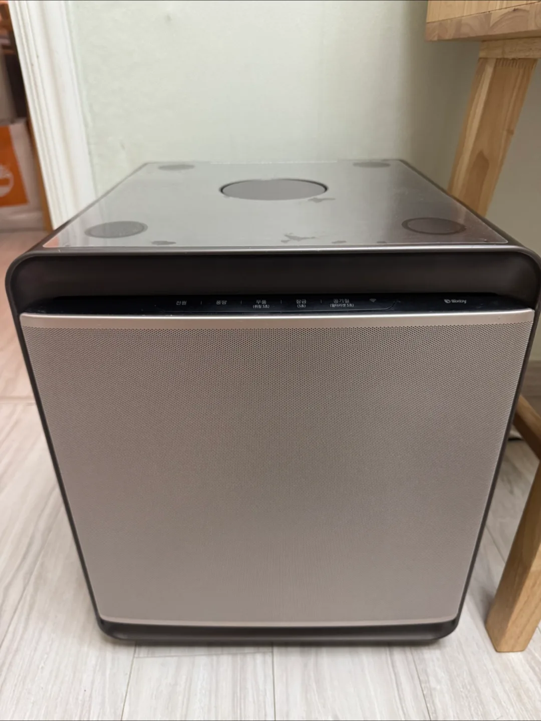 삼성 큐브 공기청정기(작동은 돼는데 소리가나요)