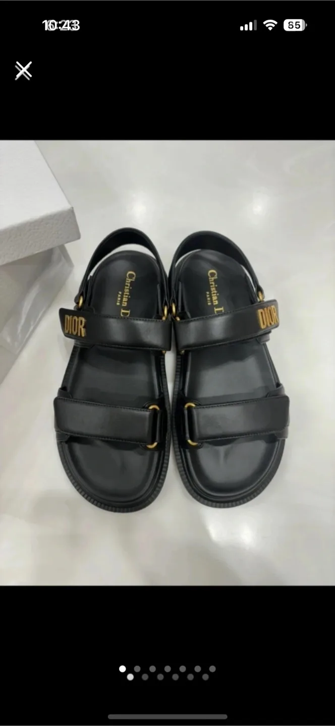 디올 dior 샌들 새상품 사이즈38.5(250) 가격내림!