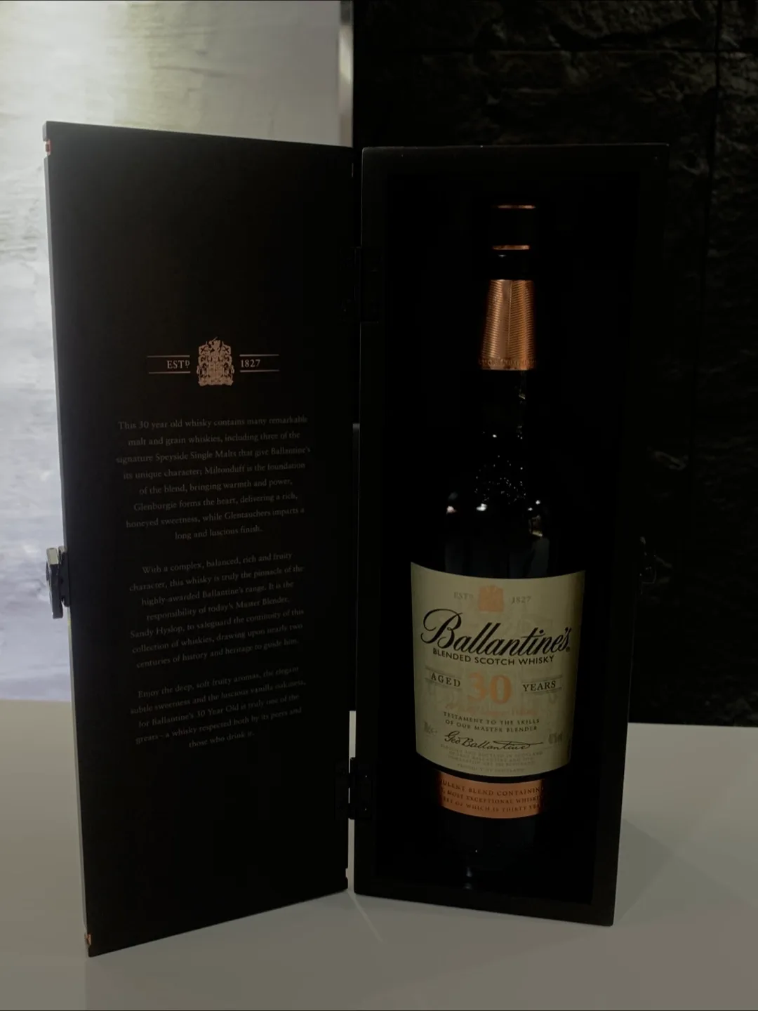 발렌타인 30년산 위스키 공병&케이스